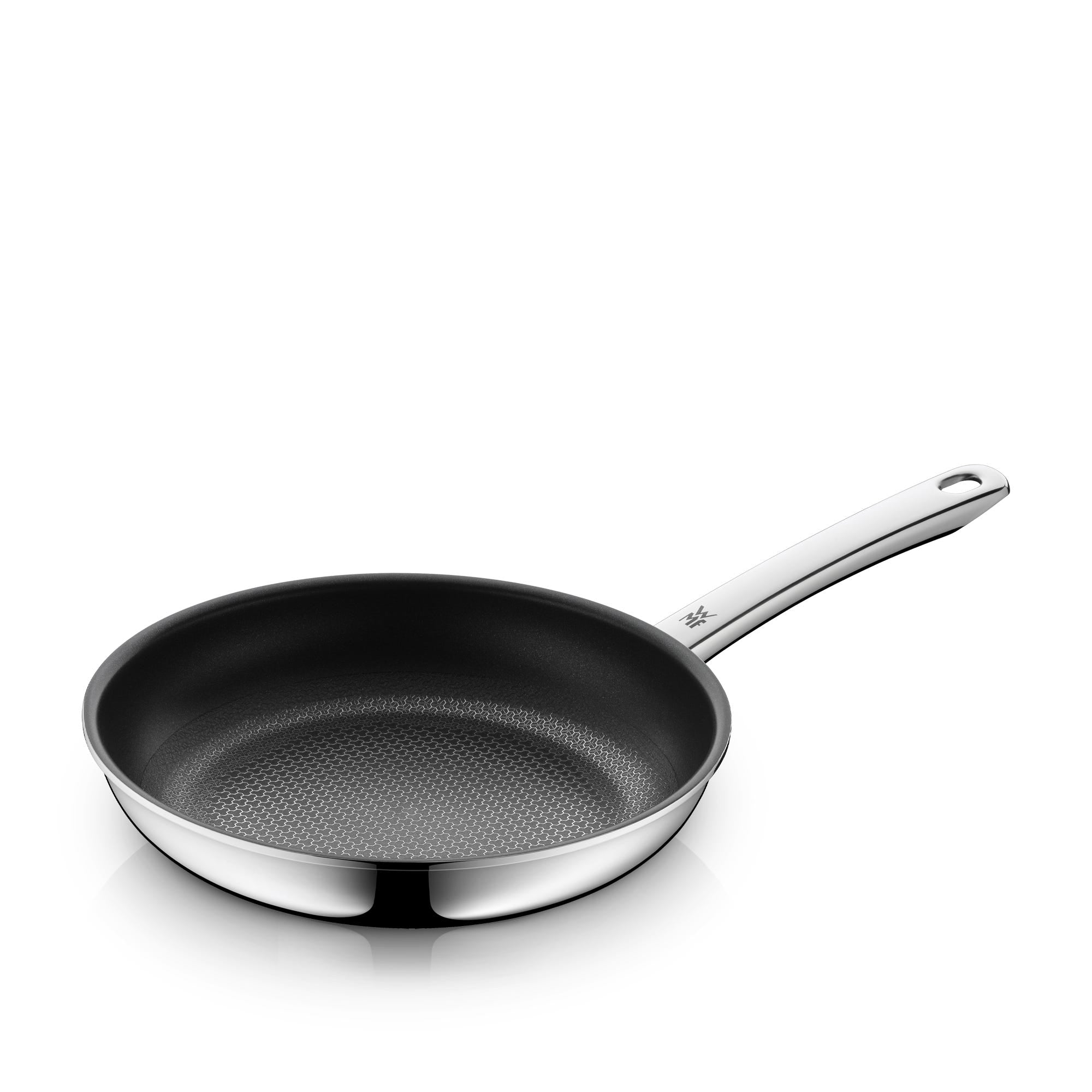 Stekepanne 24 cm rustfritt stål non-stick hellekant - WMF forfra