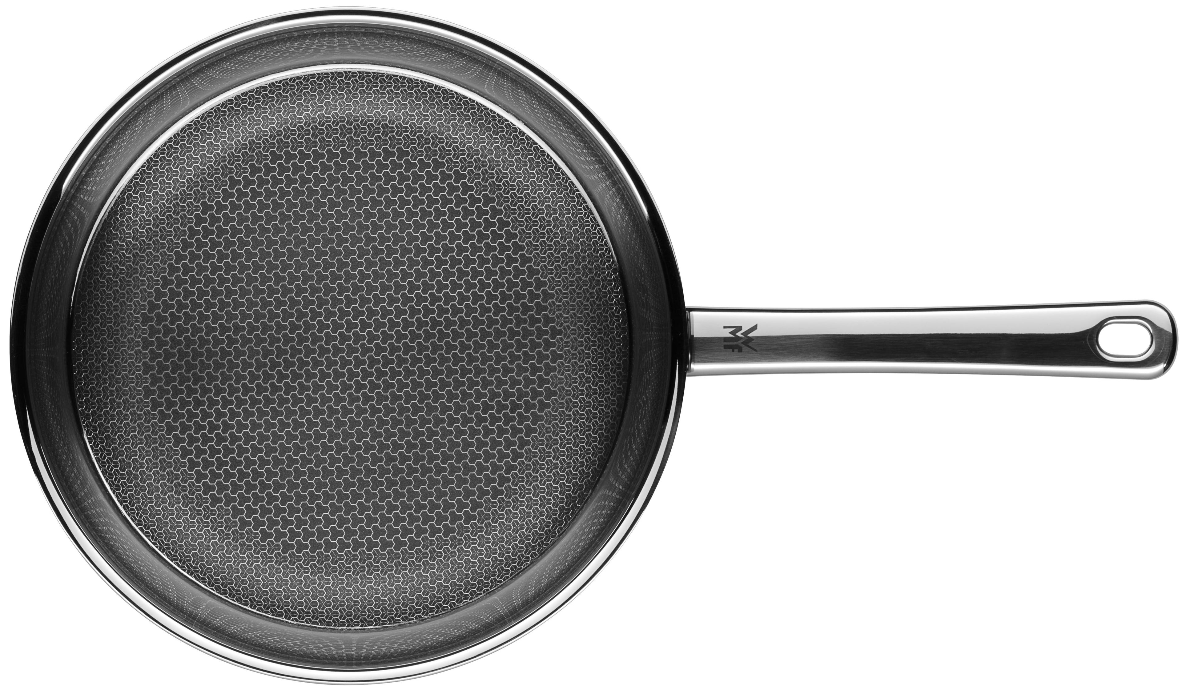 Stekepanne 24 cm rustfritt stål non-stick hellekant - WMF bakside