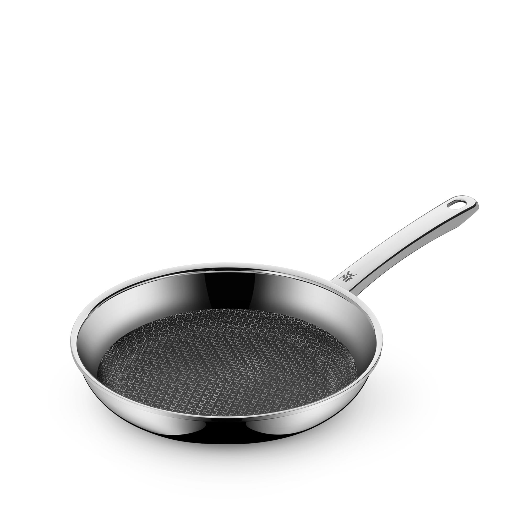 Stekepanne 24 cm rustfritt stål non-stick induksjon - WMF forfra