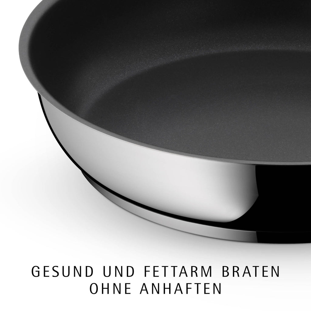 Nærbilde av håndtak på Stekepanne 28 cm non-stick rustfritt stål Devil - WMF