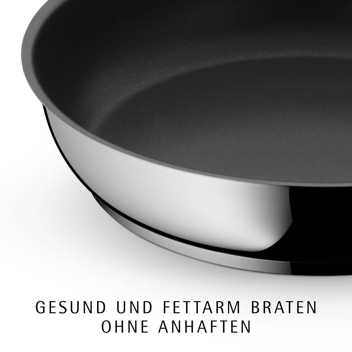 Nærbilde av håndtak på Stekepanne 28 cm non-stick rustfritt stål Devil - WMF