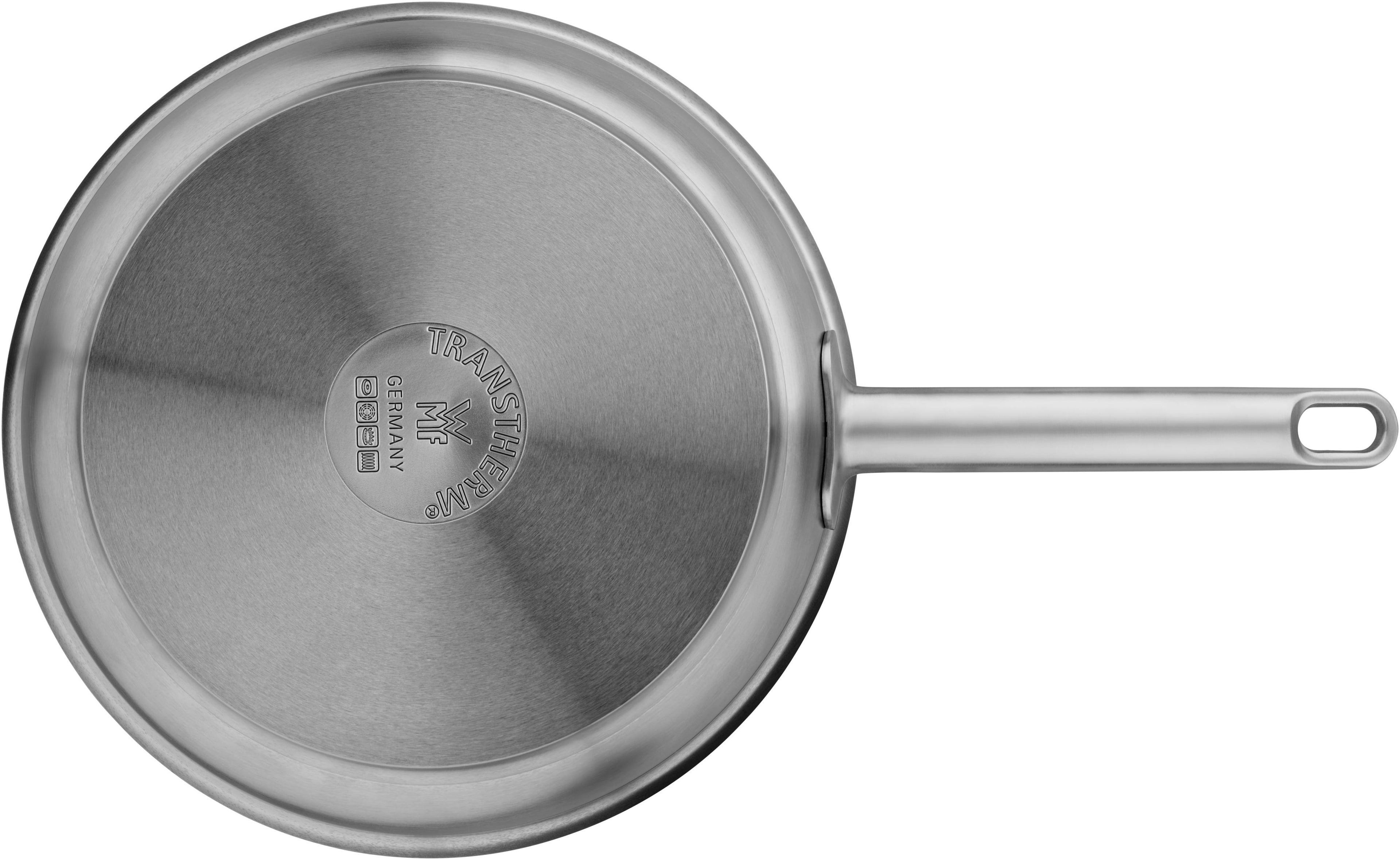 Stekepanne 28 cm rustfritt stål induksjon ovnssikker - WMF bakside
