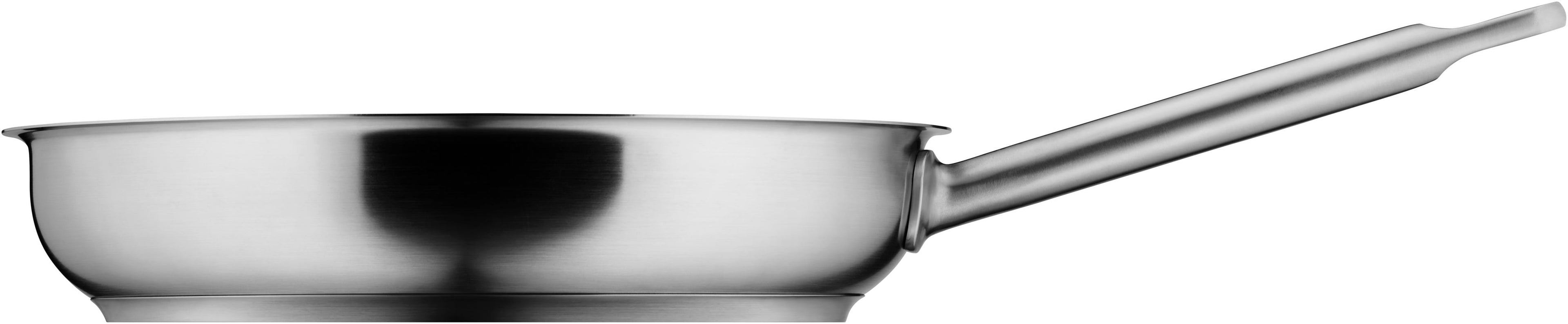 Detalj av Stekepanne 28 cm rustfritt stål induksjon ovnssikker - WMF håndtak