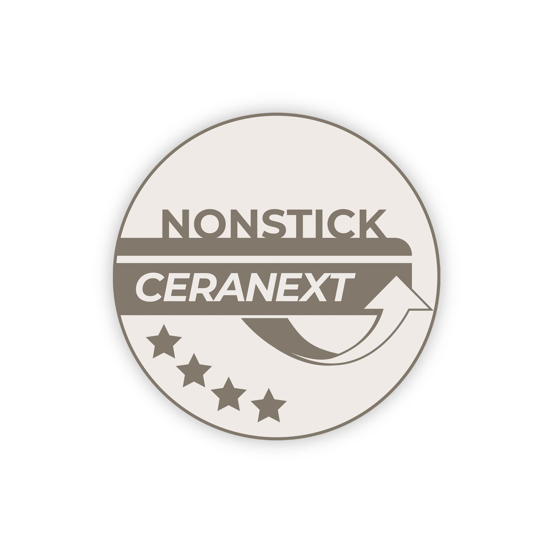 Stekepanne Arcadalina keramikk non-stick Ø28 cm detalj av håndtak
