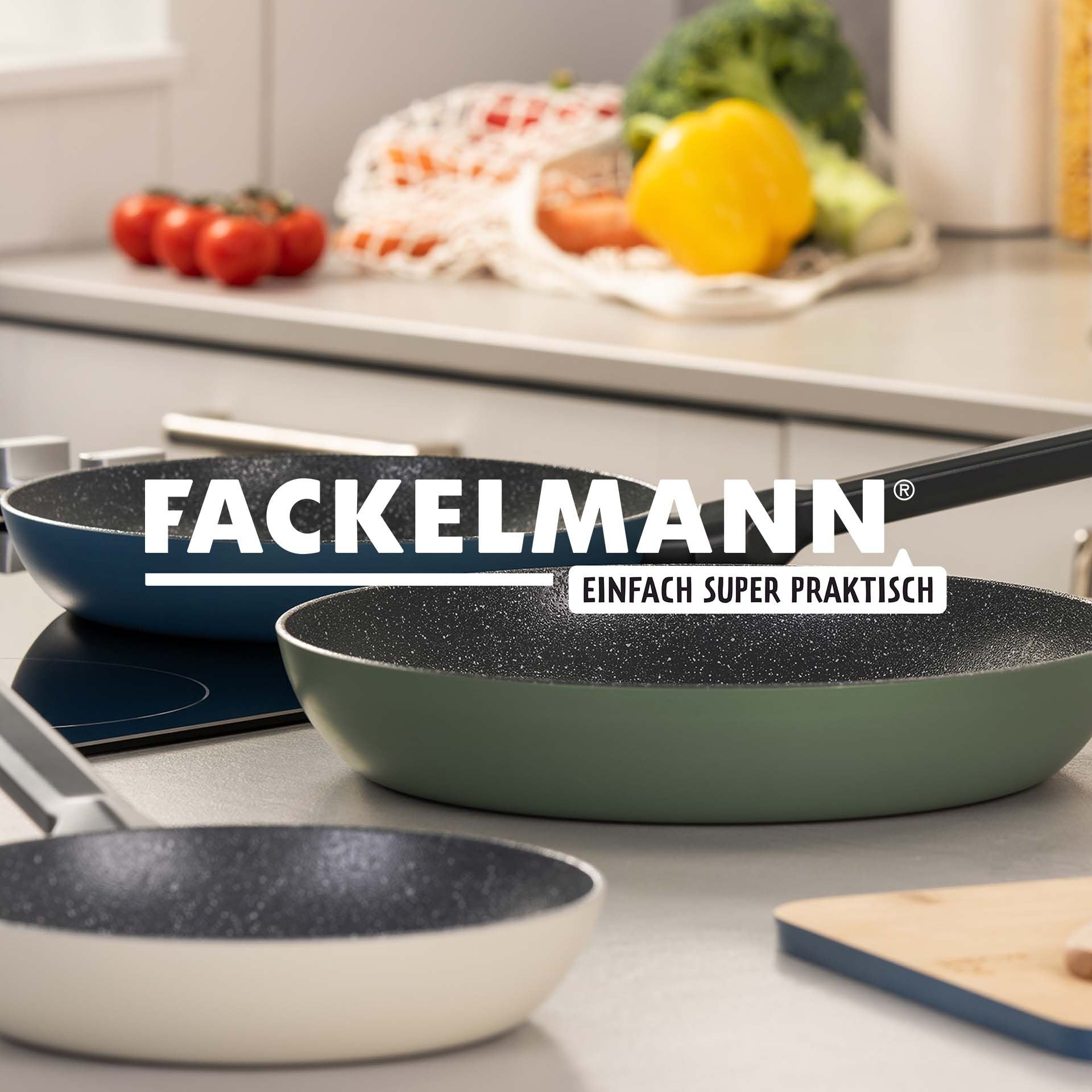 Stekepanne Balance keramikk non-stick Ø24 cm sideprofil