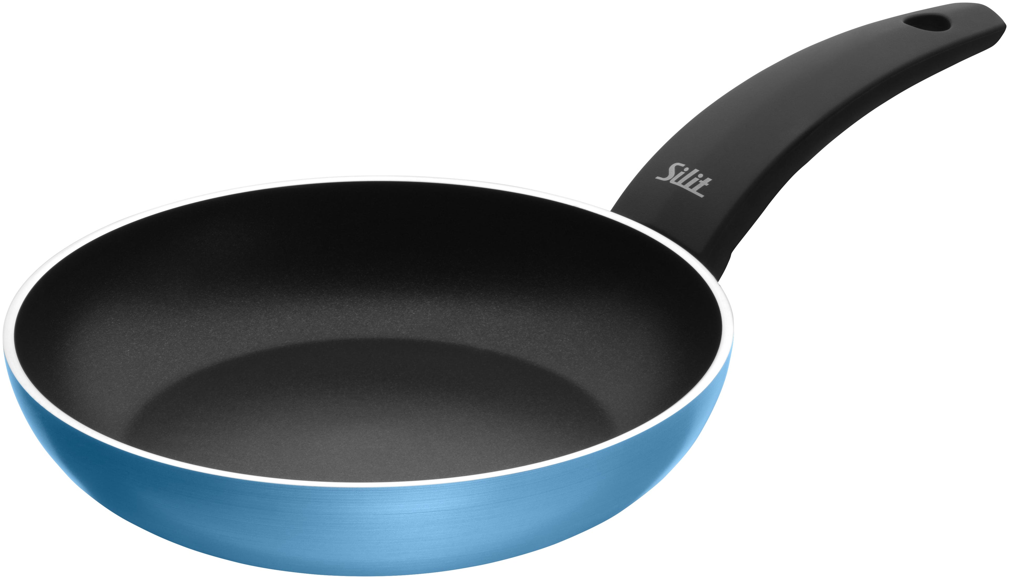 Stekepanne Belluna 20 cm non-stick aluminium blå forfra