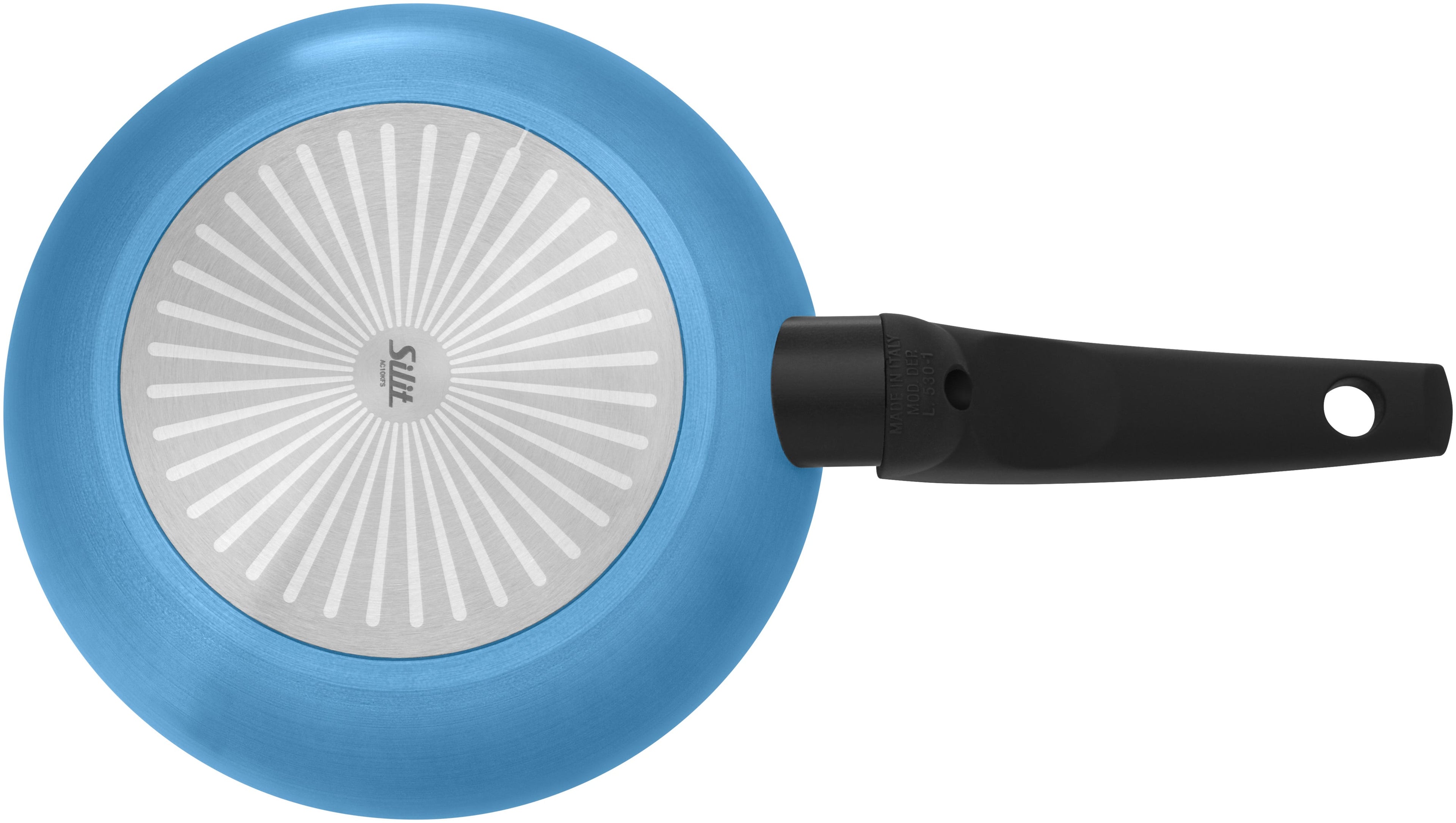 Stekepanne Belluna 20 cm non-stick aluminium blå bakside