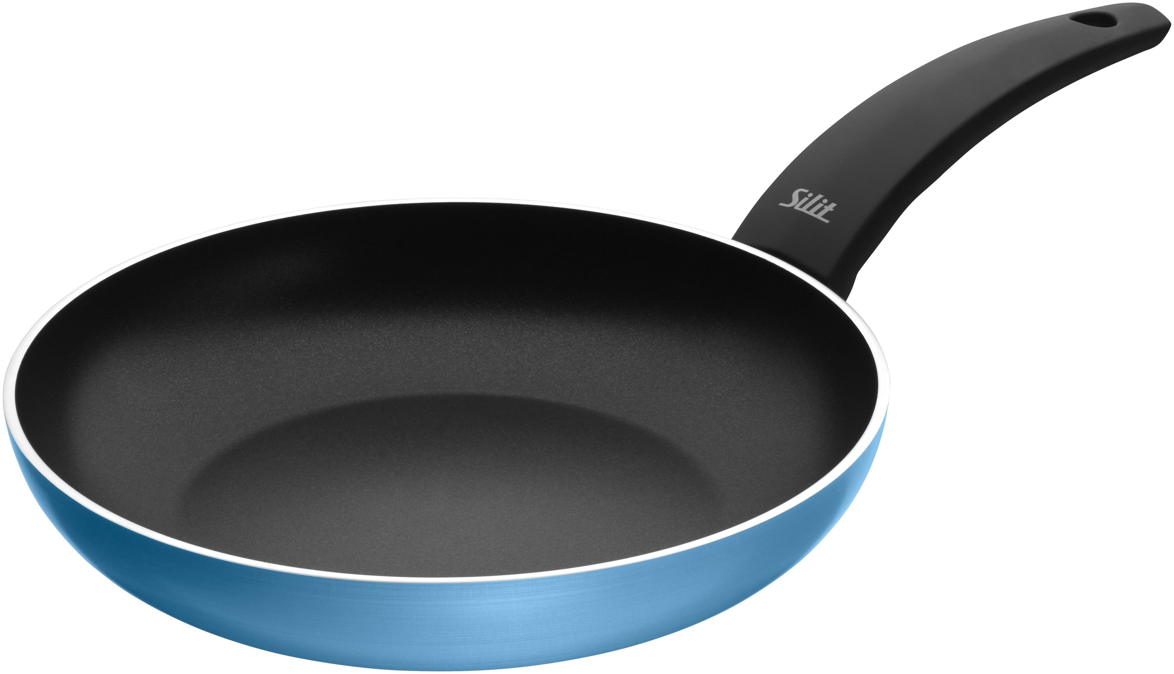 Stekepanne Belluna 24 cm non-stick aluminium blå forfra