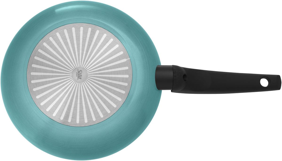 Bakside av Stekepanne Belluna 24 cm non-stick aluminium grønn