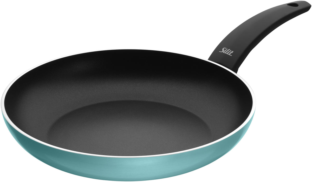 Stekepanne Belluna 28 cm non-stick aluminium grønn forfra