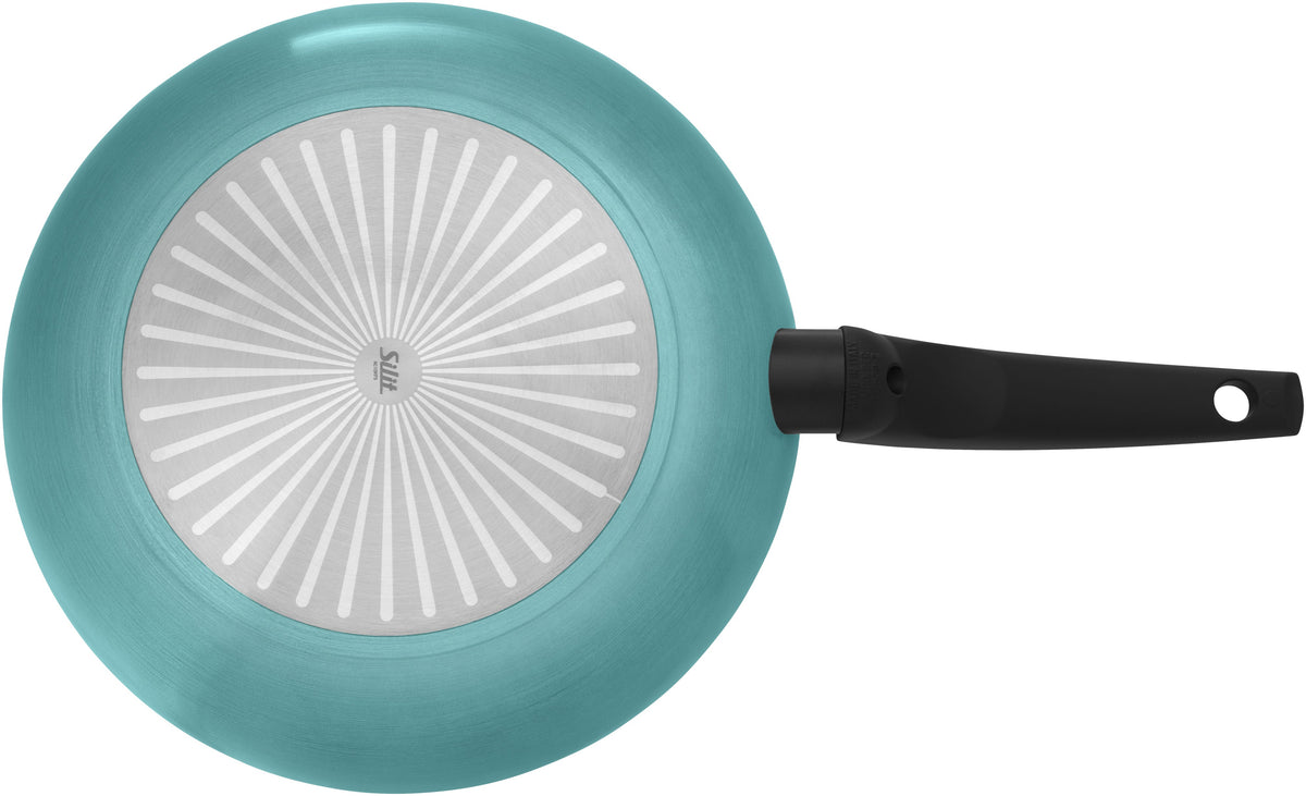 Stekepanne Belluna 28 cm non-stick aluminium grønn bakside