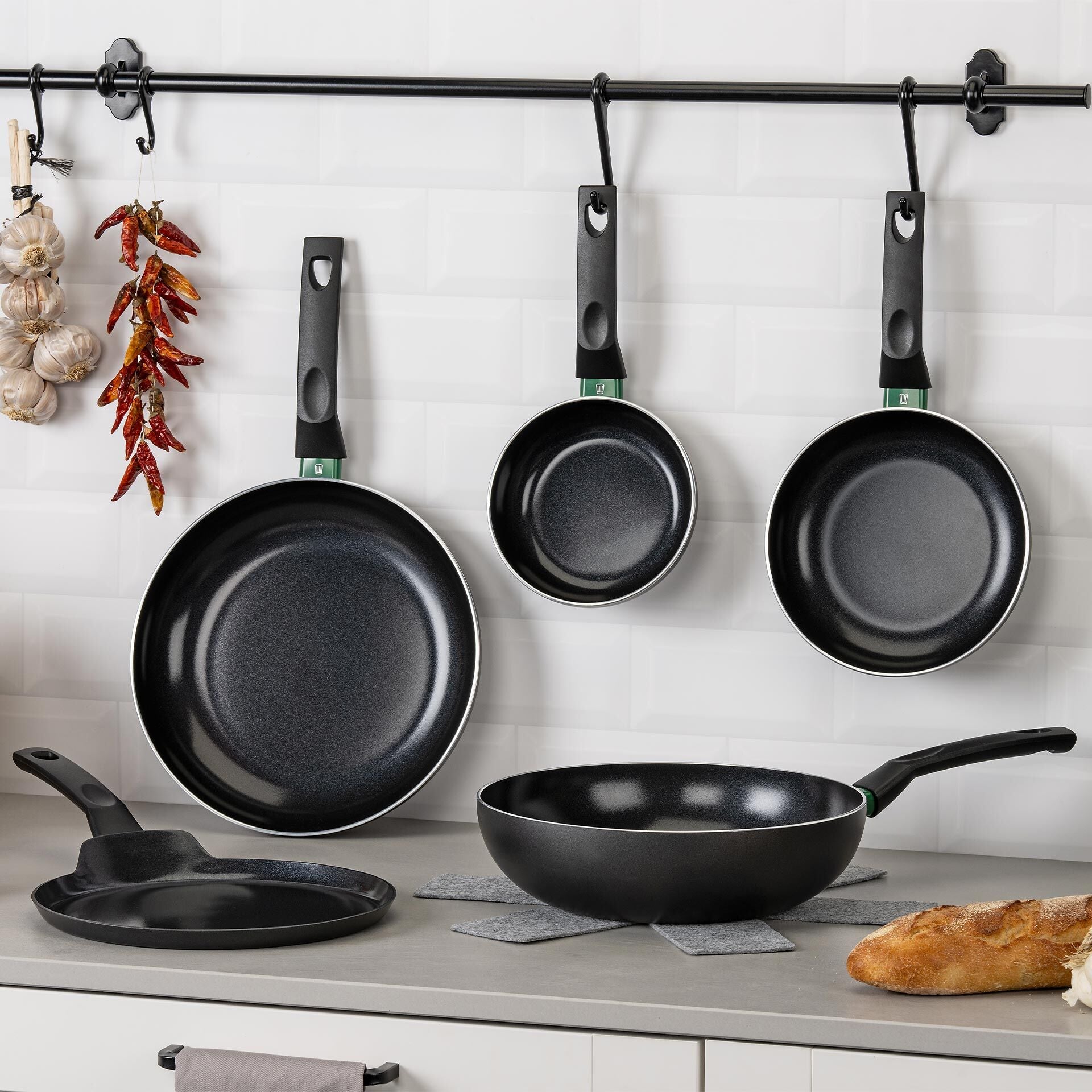 Stekepanne Bielefeld Ø24 cm keramisk non-stick detalj av belegg