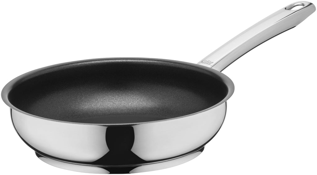 Stekepanne Calabria 20 cm rustfritt stål non-stick forfra