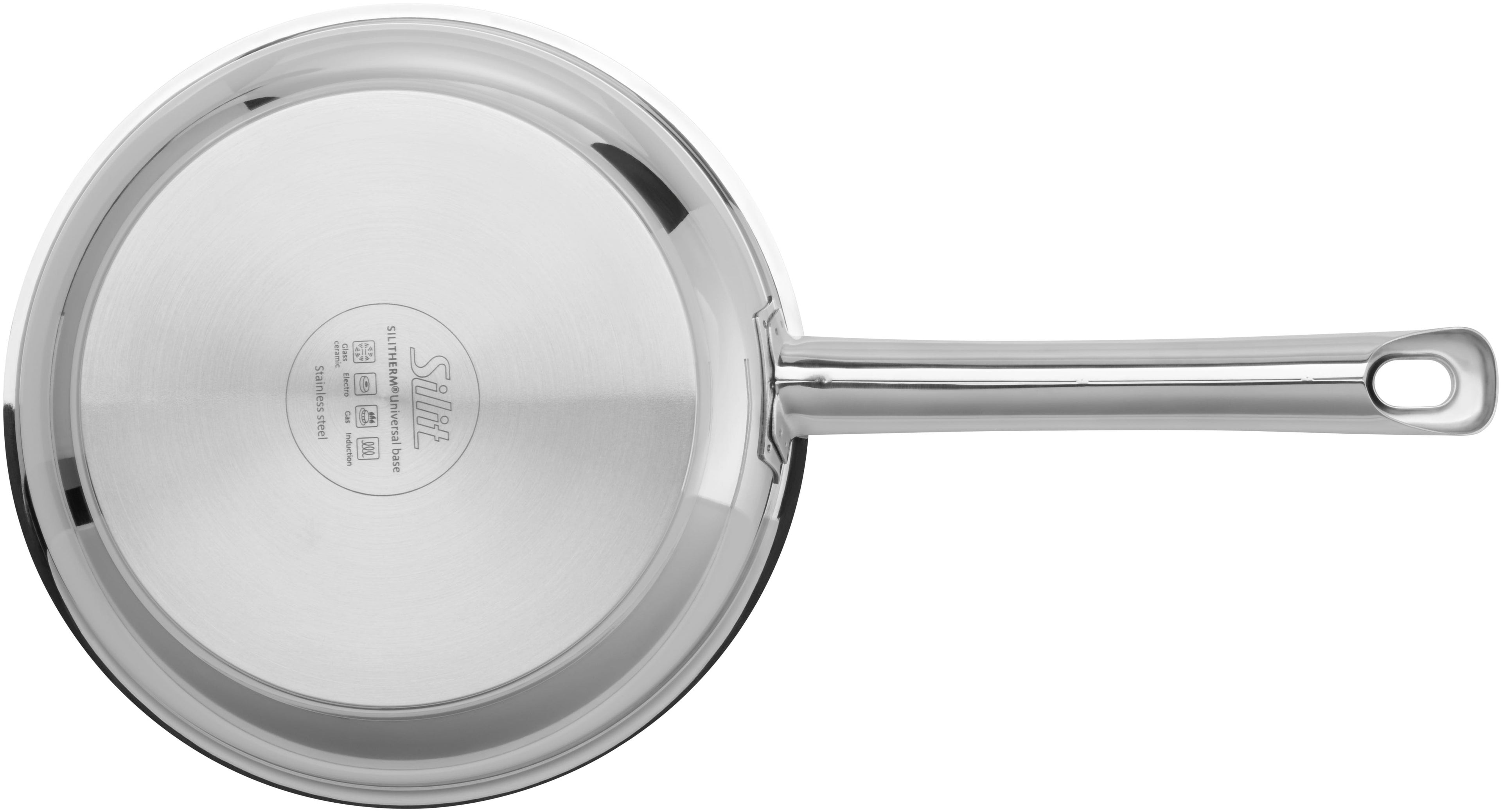 Stekepanne Calabria 20 cm rustfritt stål non-stick detalj av belegg