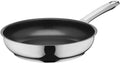 Stekepanne Calabria 24 cm rustfritt stål non-stick forfra