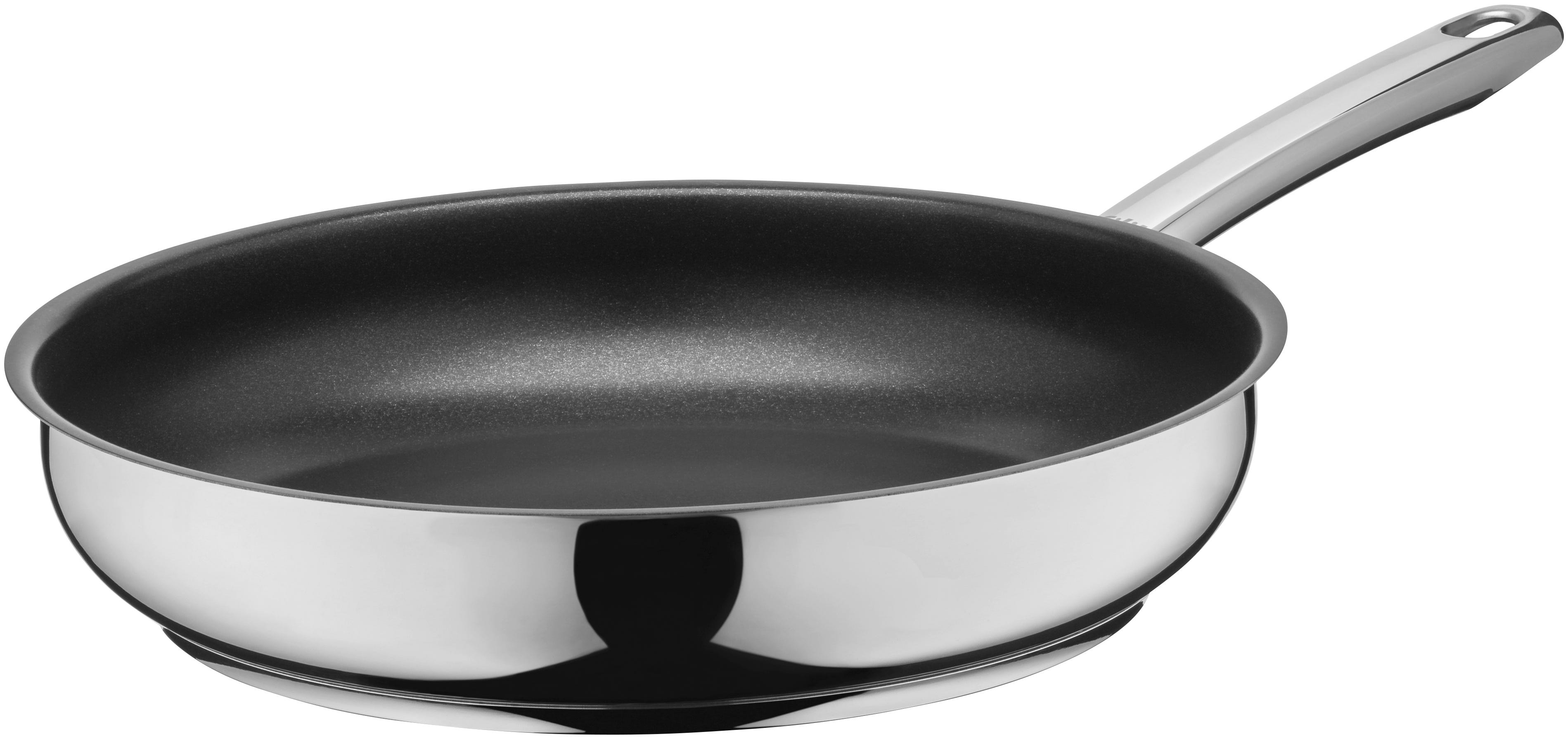 Stekepanne Calabria 28 cm rustfritt stål non-stick forfra