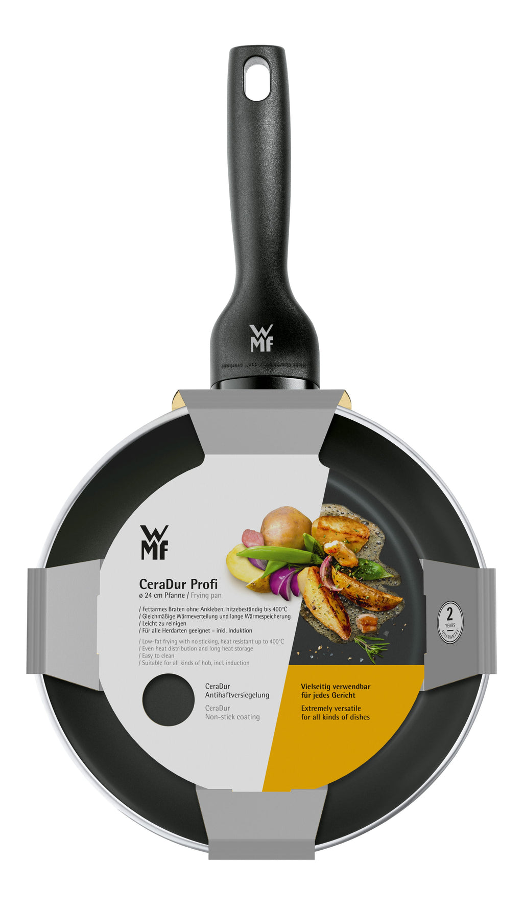 Stekepanne CeraDur Profi 24 cm keramisk non-stick i bruk