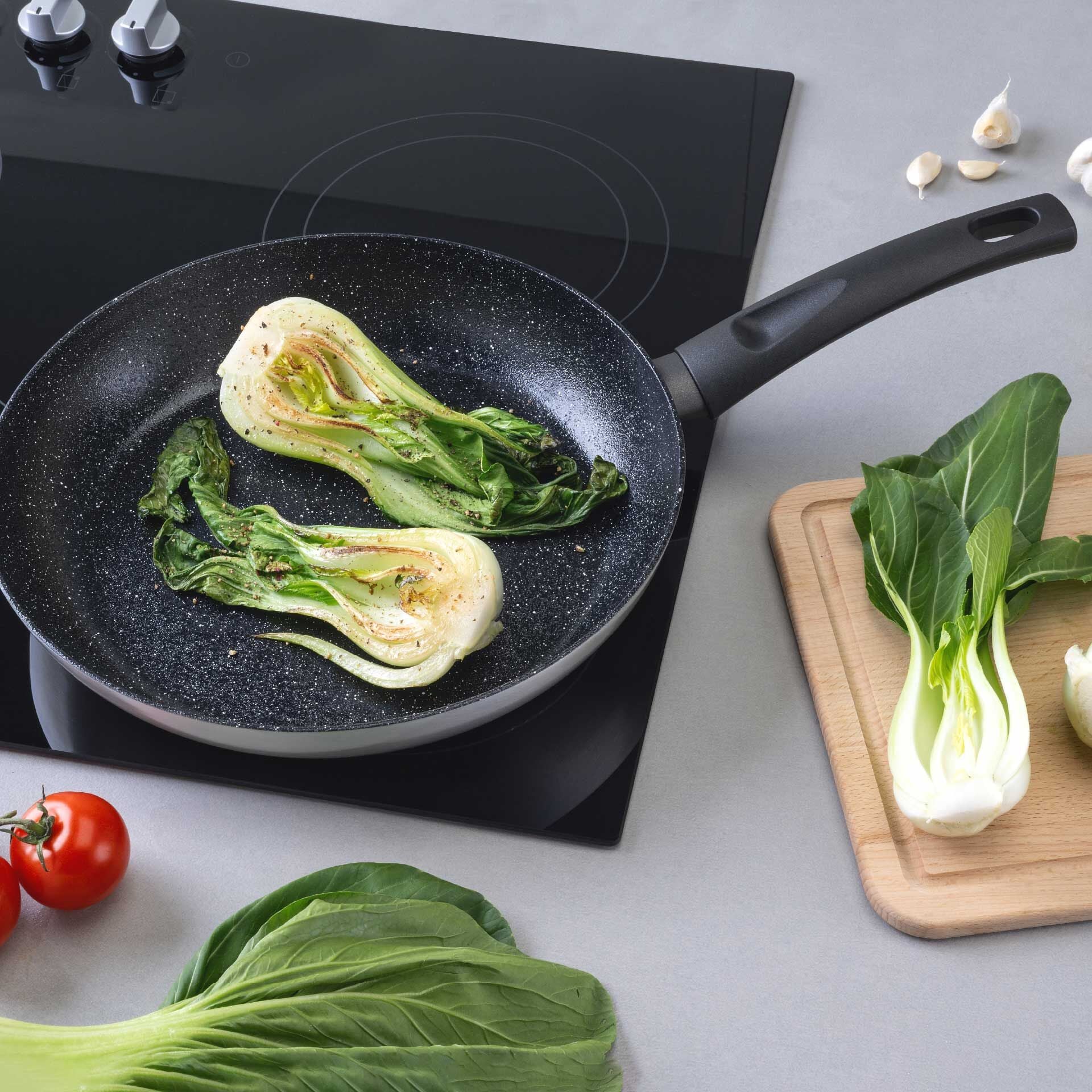 Detaljbilde av Stekepanne Crisp keramikk non-stick Ø28 cm - Fackelmann