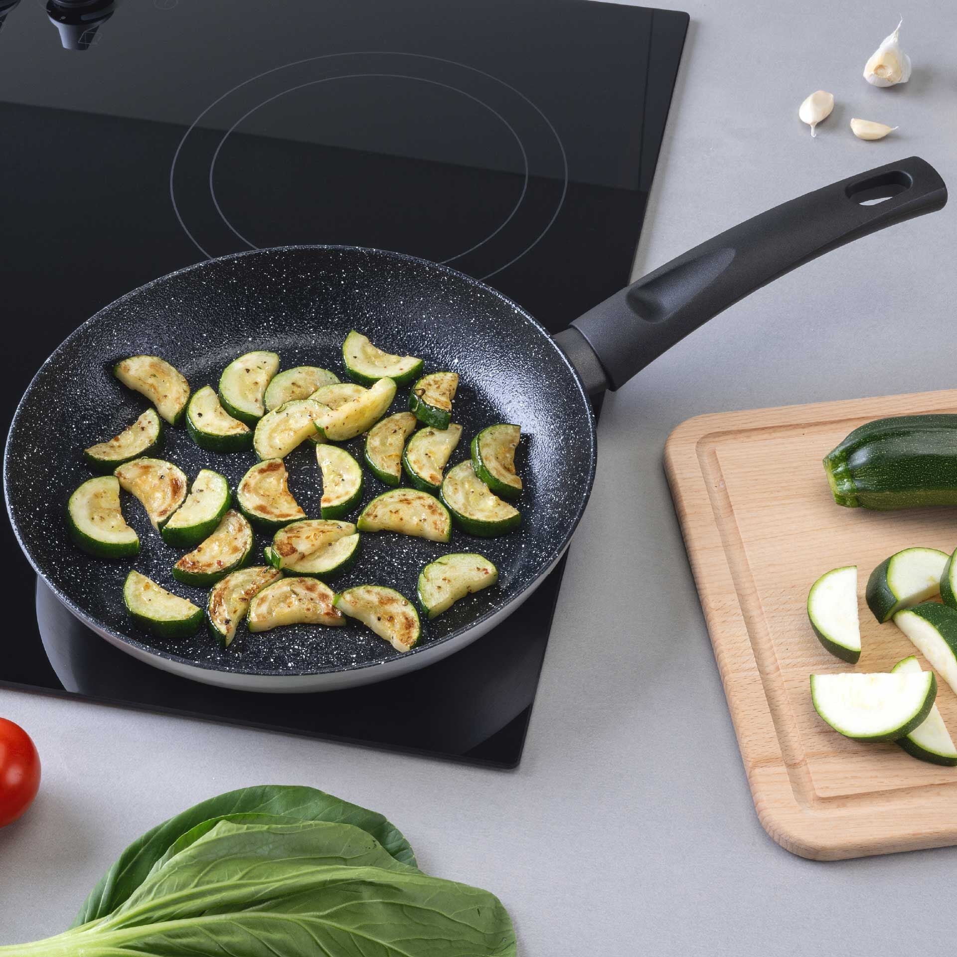 Stekepanne Crisp keramikk non-stick Ø24 cm bakside