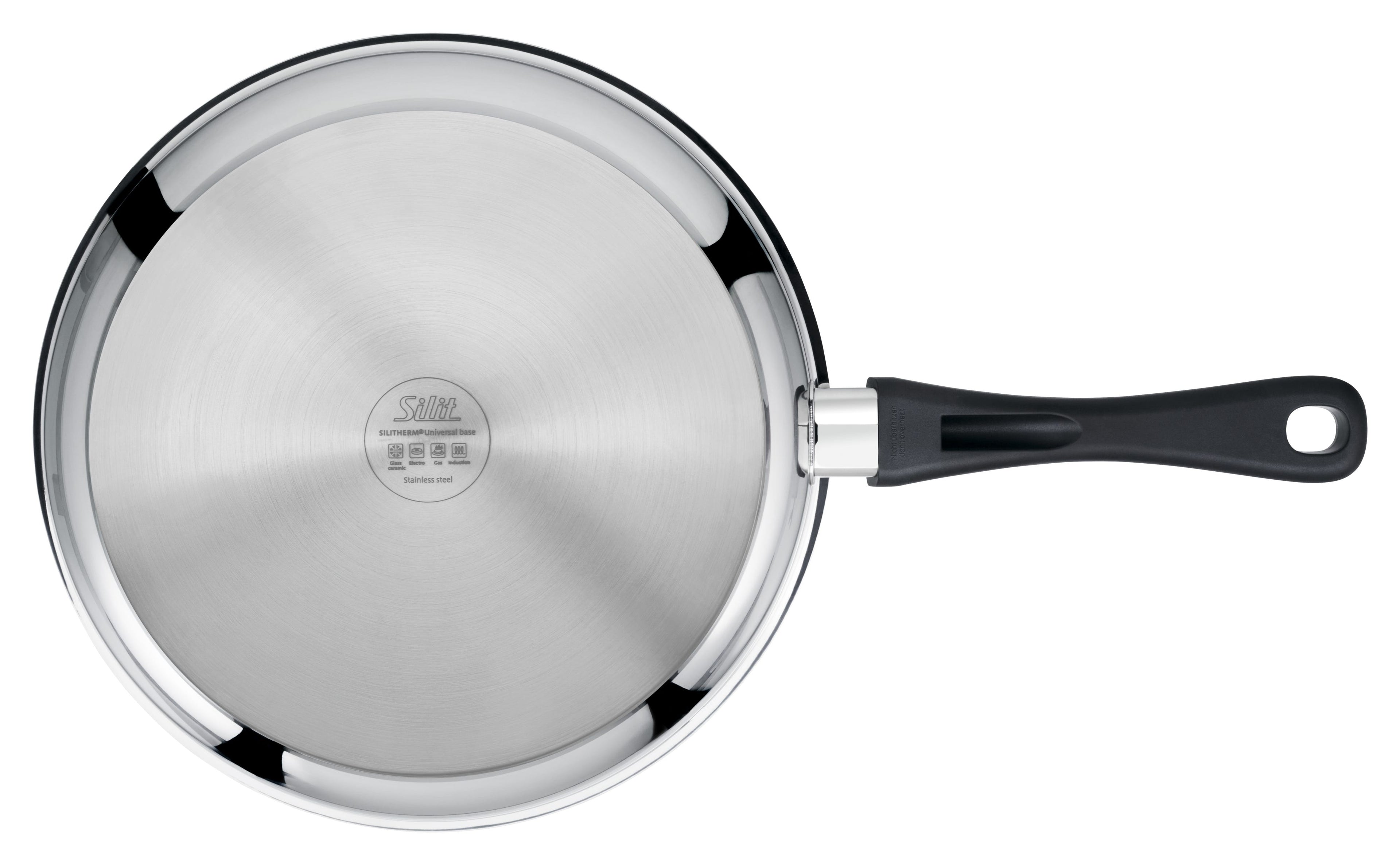 Detalj av non-stick belegg på Stekepanne Domus 28 cm rustfritt stål non-stick induksjon