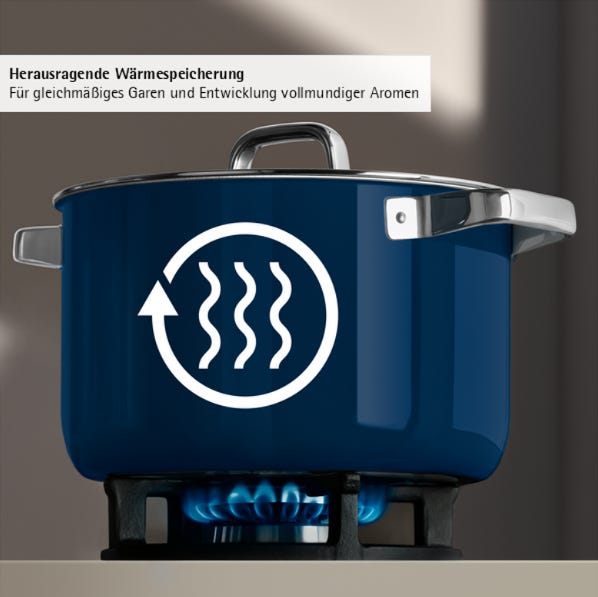Stekepanne Fusiontec Mineral Pro 28 cm induksjon - WMF montert på kokeplate