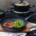 Stekepanne Granit Evolution aluminium Ø28 cm non-stick - ELO detalj av håndtak