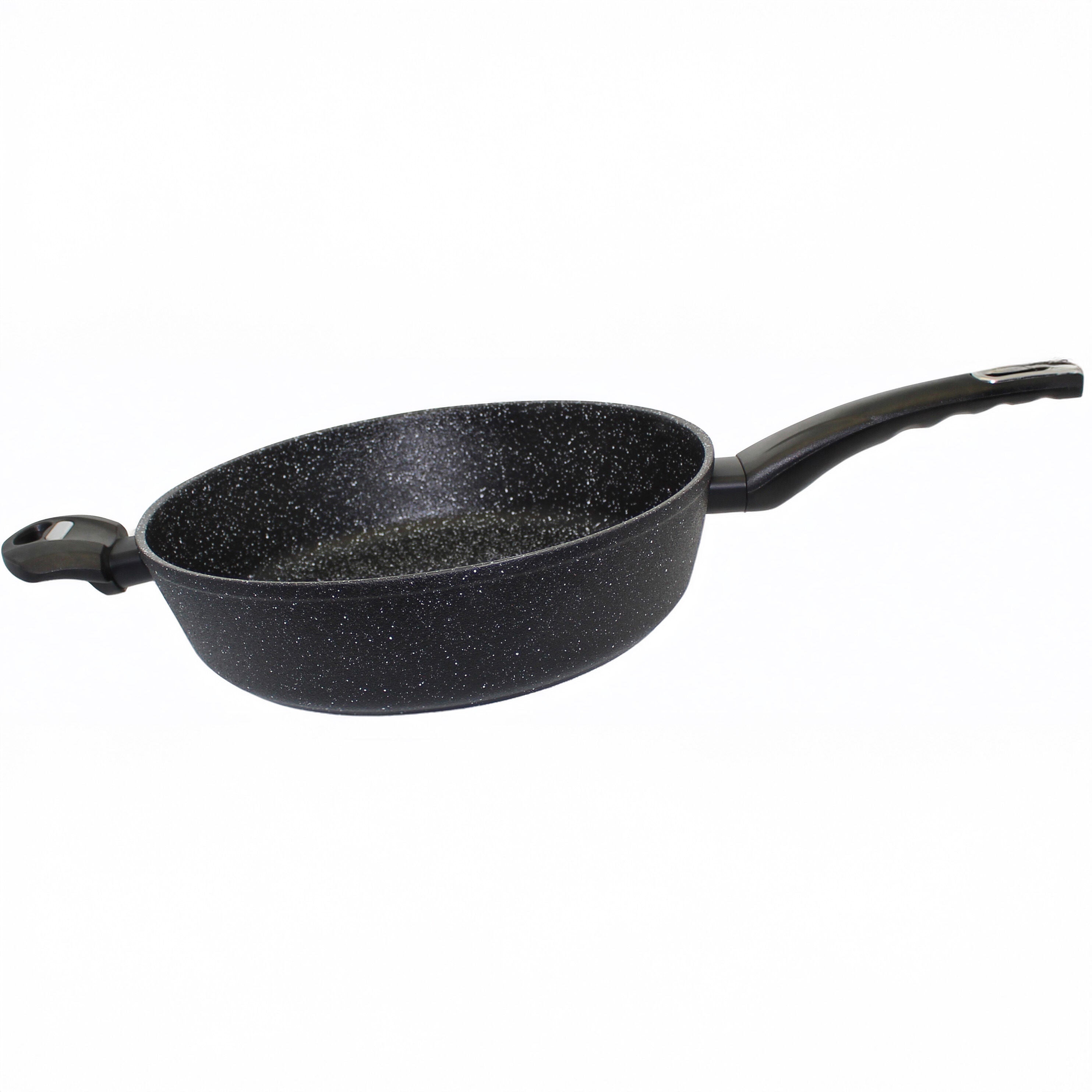 Stekepanne Granit Evolution aluminium Ø28 cm med mothåndtak forfra