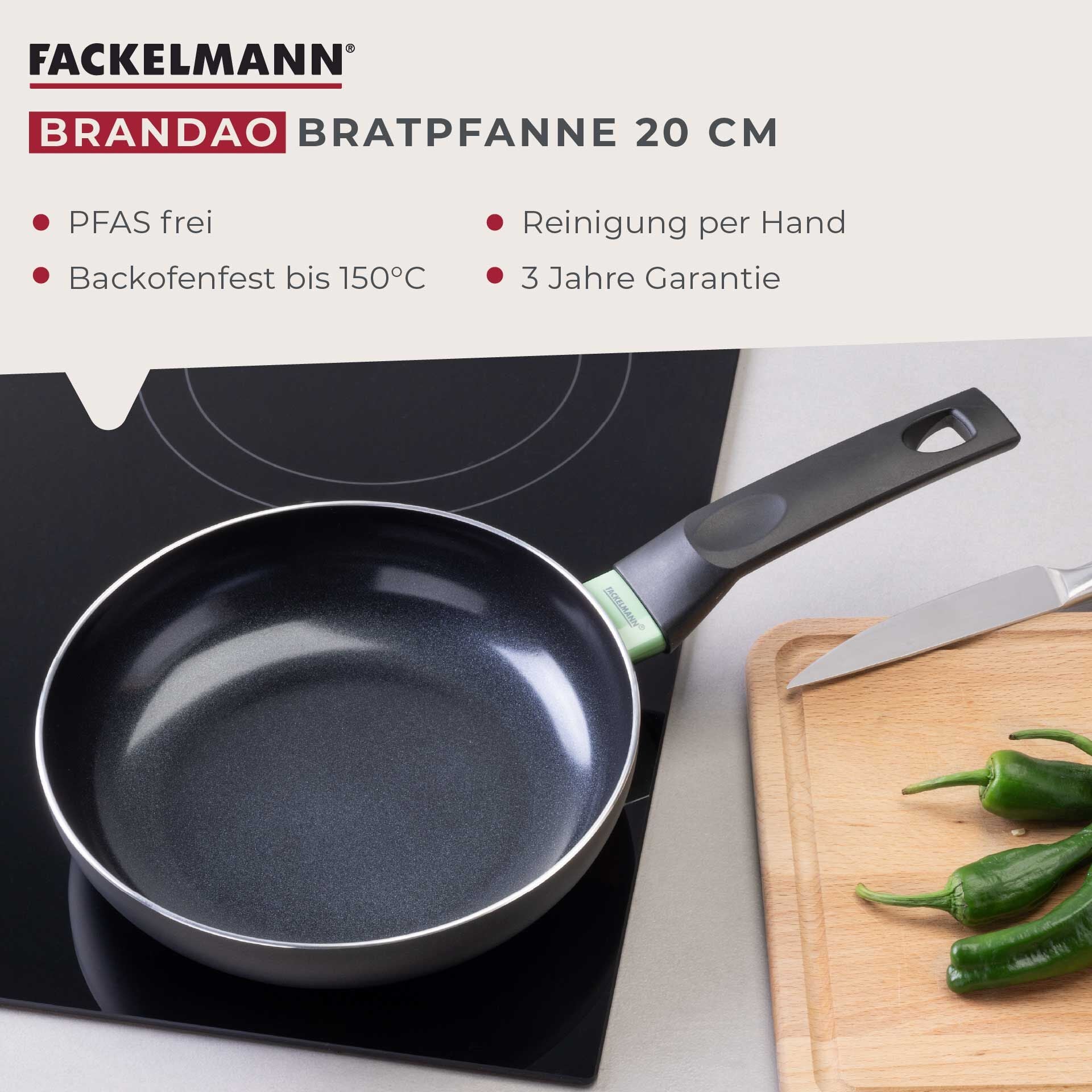Stekepanne keramikk non-stick Ø20 cm Brandao montert på ovn
