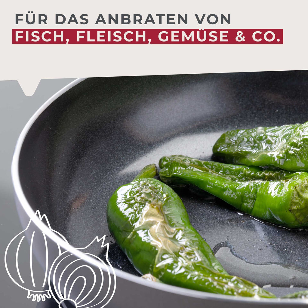 Stekepanne keramikk non-stick Ø20 cm Brandao nærbilde belegg