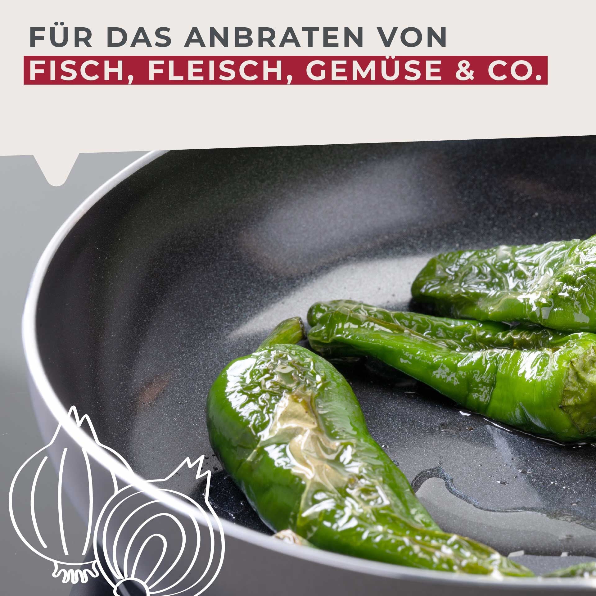 Stekepanne keramikk non-stick Ø20 cm Brandao nærbilde belegg