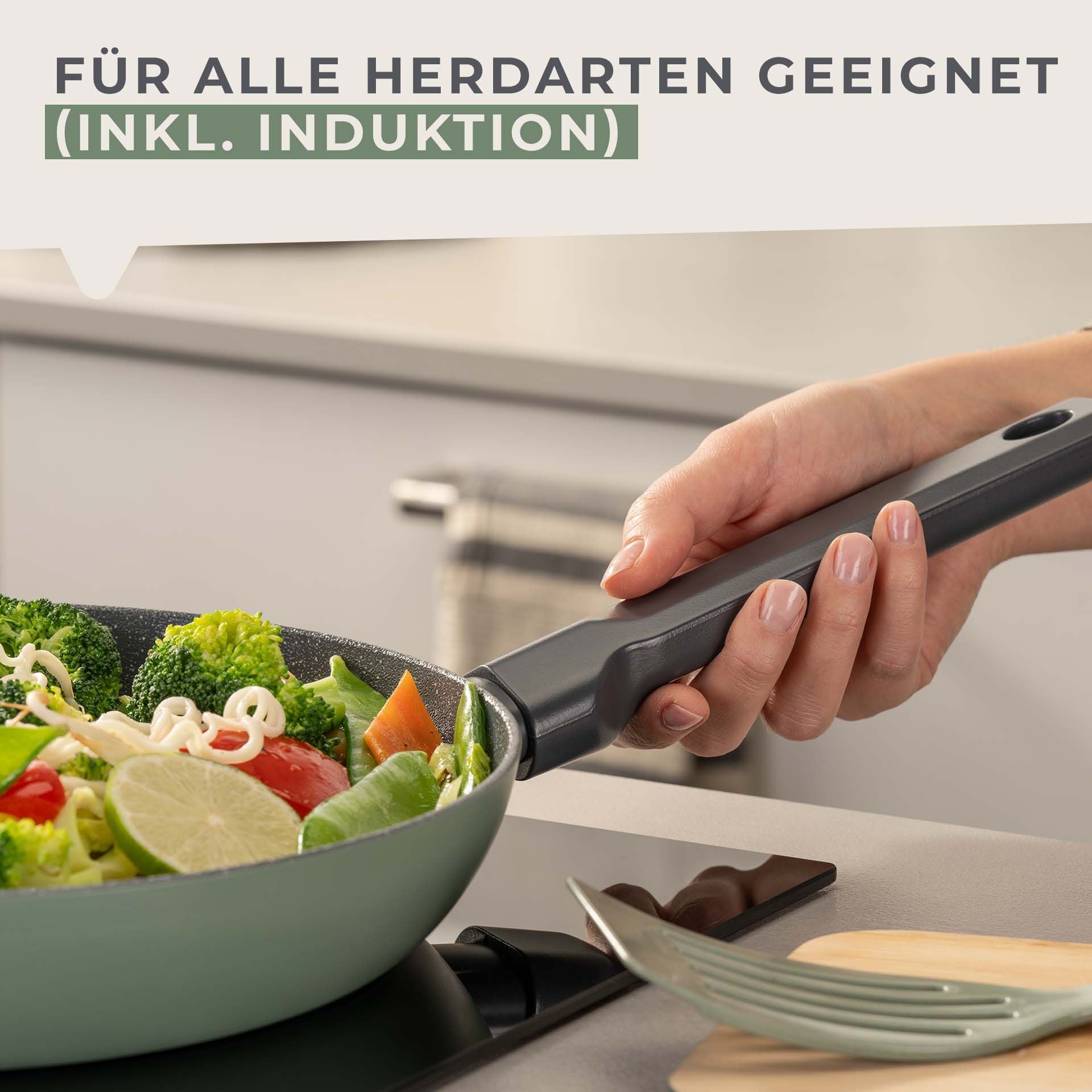 Stekepanne keramikk non-stick Ø28 cm Balance - Fackelmann sideprofil