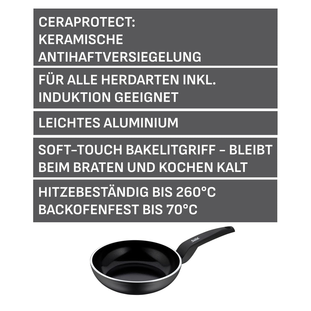 Stekepanne Messino 20 cm montert på kokeplate