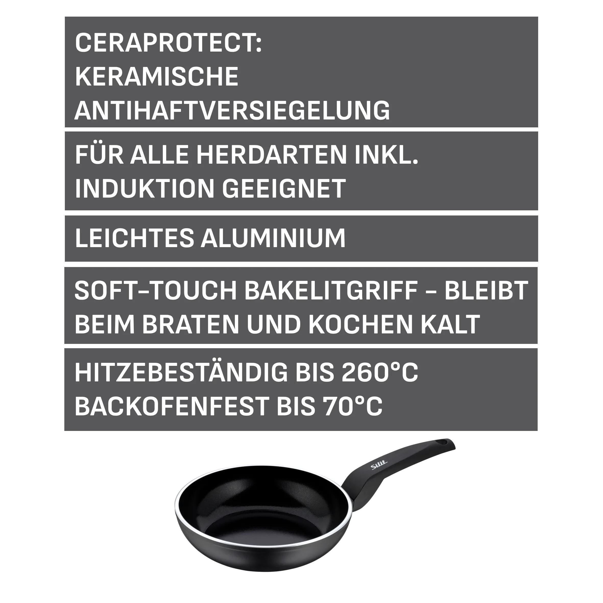 Stekepanne Messino 20 cm montert på kokeplate