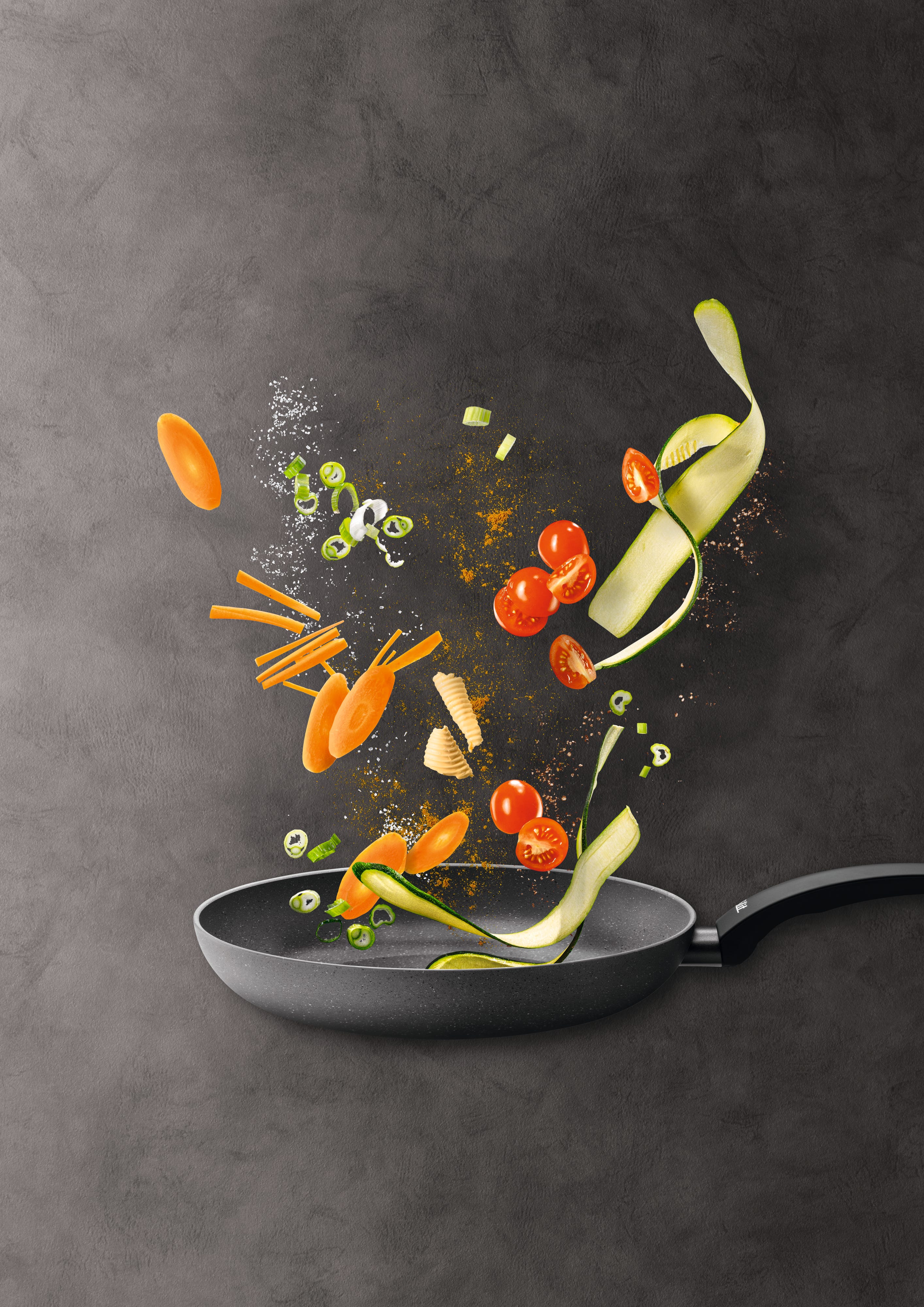 Nærbilde av stekepanne Montano 20 cm aluminium non-stick induksjon