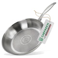 Stekepanne München rustfritt stål Ø28 cm non-stick forfra