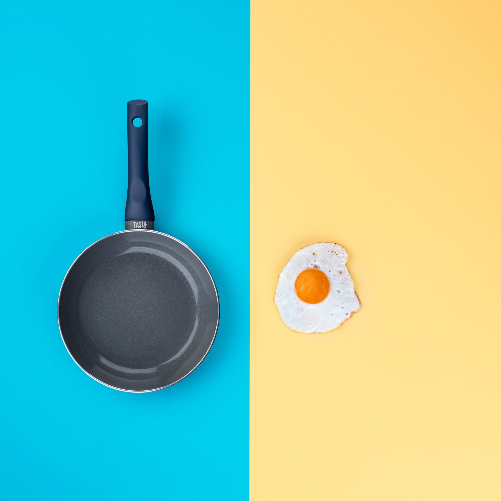 Stekepanne non-stick Ø20 cm aluminium Ocean Blue - Tasty bakside