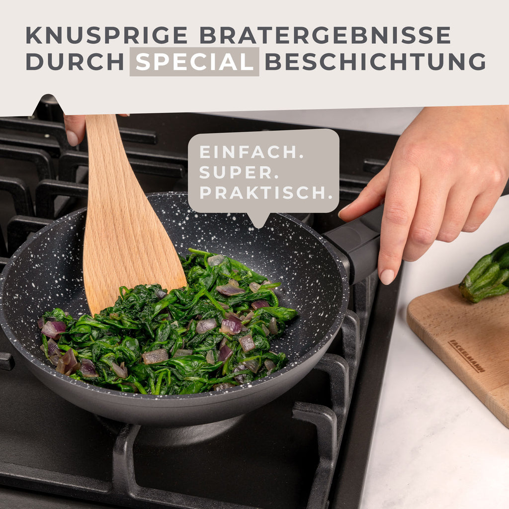 Stekepanne non-stick Marble Ø20 cm aluminium - Fackelmann sideprofil