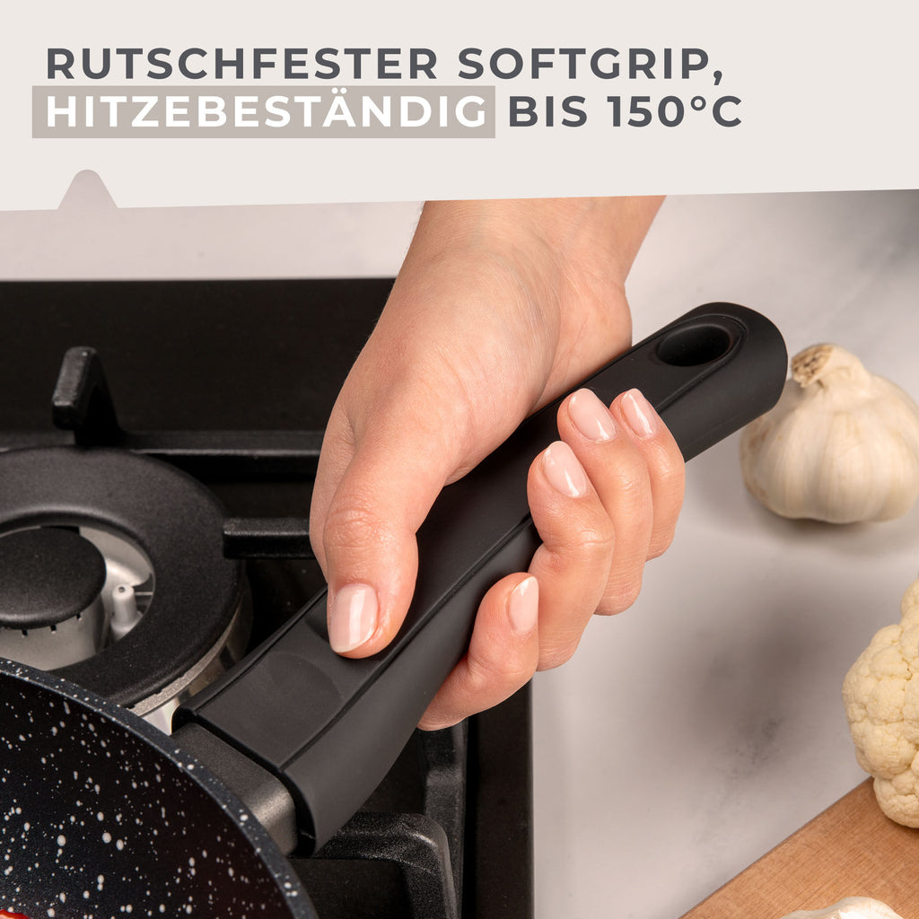 Oversikt av Stekepanne non-stick Marble Ø28 cm aluminium - Fackelmann
