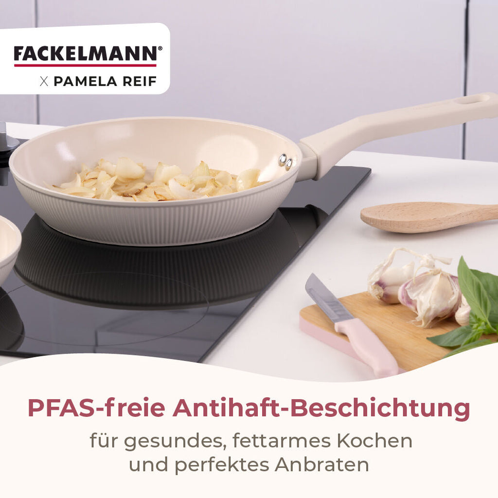 Stekepanne Pamela Reif Shell Ø24 cm non-stick i pastelldesign