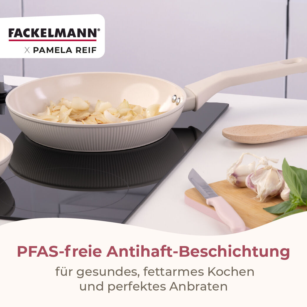 Stekepanne Pamela Reif Shell Ø24 cm non-stick i pastelldesign