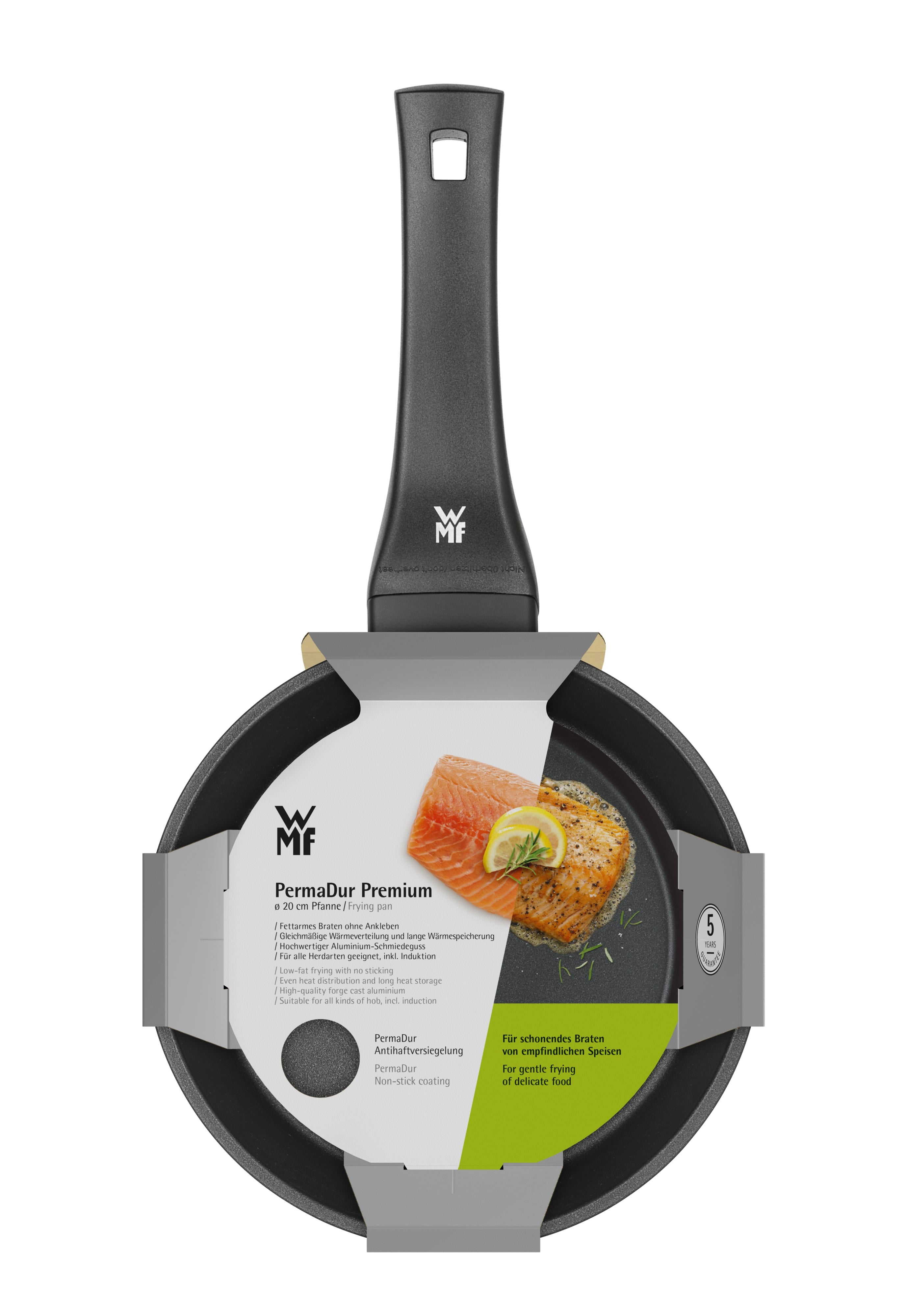 Stekepanne PermaDur Premium 20 cm støpt aluminium non-stick med håndtak