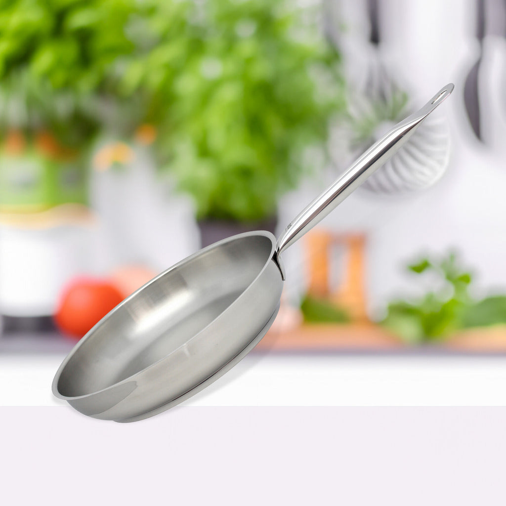 Stekepanne Profi-Therm Ø24 cm rustfritt stål induksjon bakside