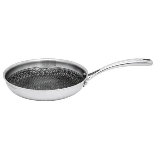 Stekepanne Relief Ø28 cm rustfritt stål non-stick ELO forfra