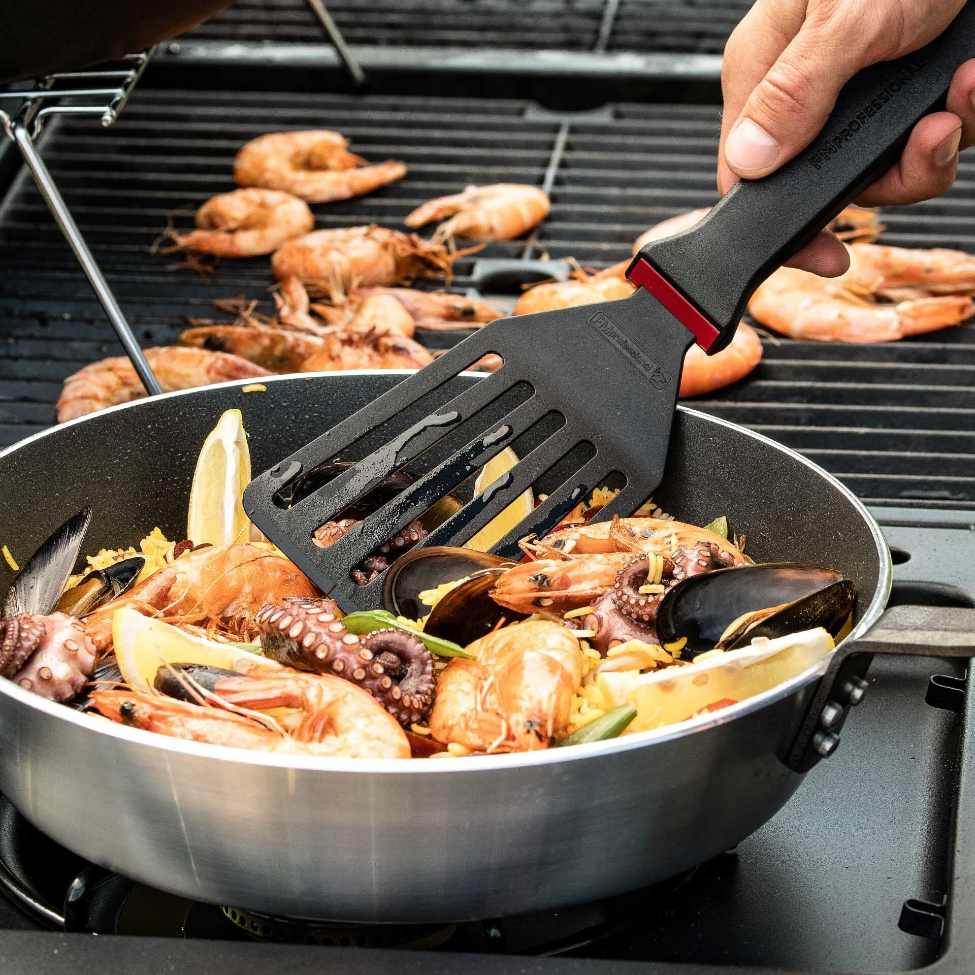 Stekepanne Resist Ø28 cm non-stick aluminium FMprofessional bakside