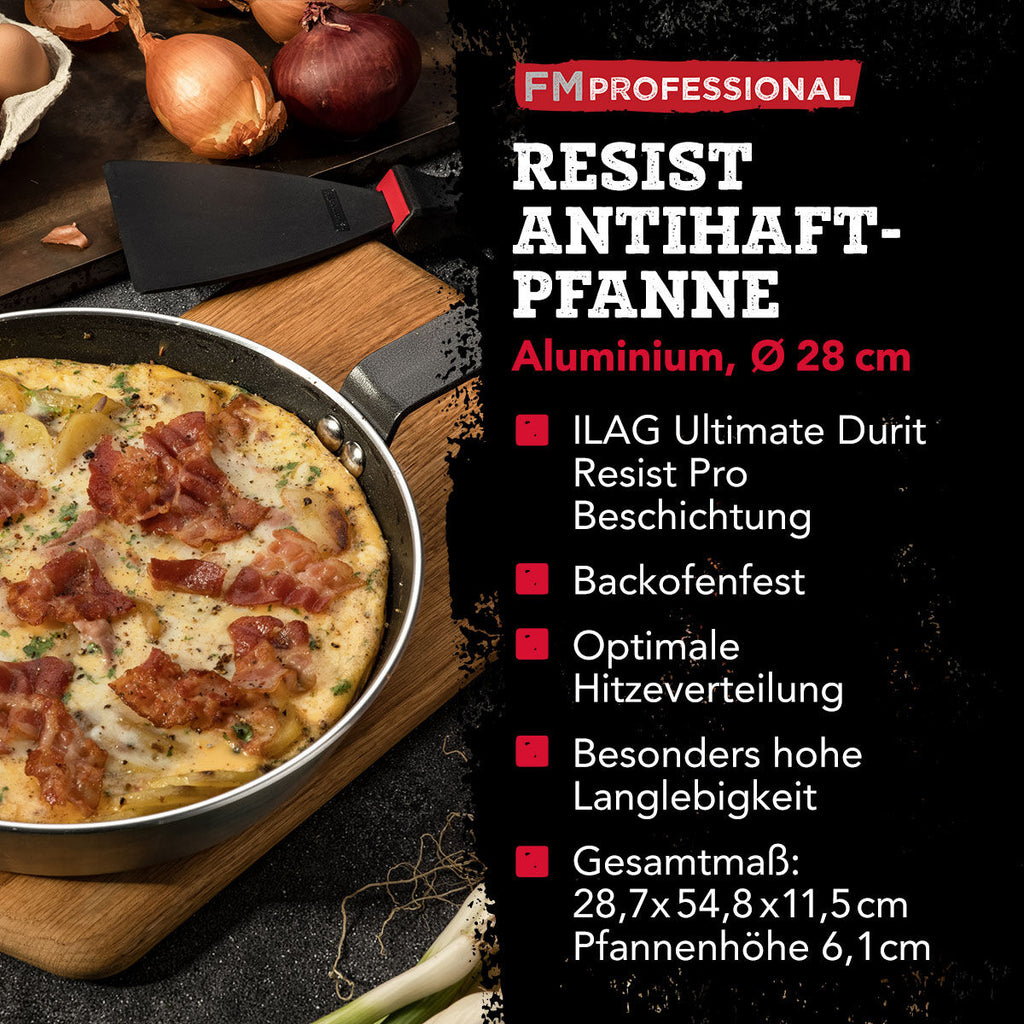 Oversikt over Stekepanne Resist Ø28 cm non-stick aluminium FMprofessional