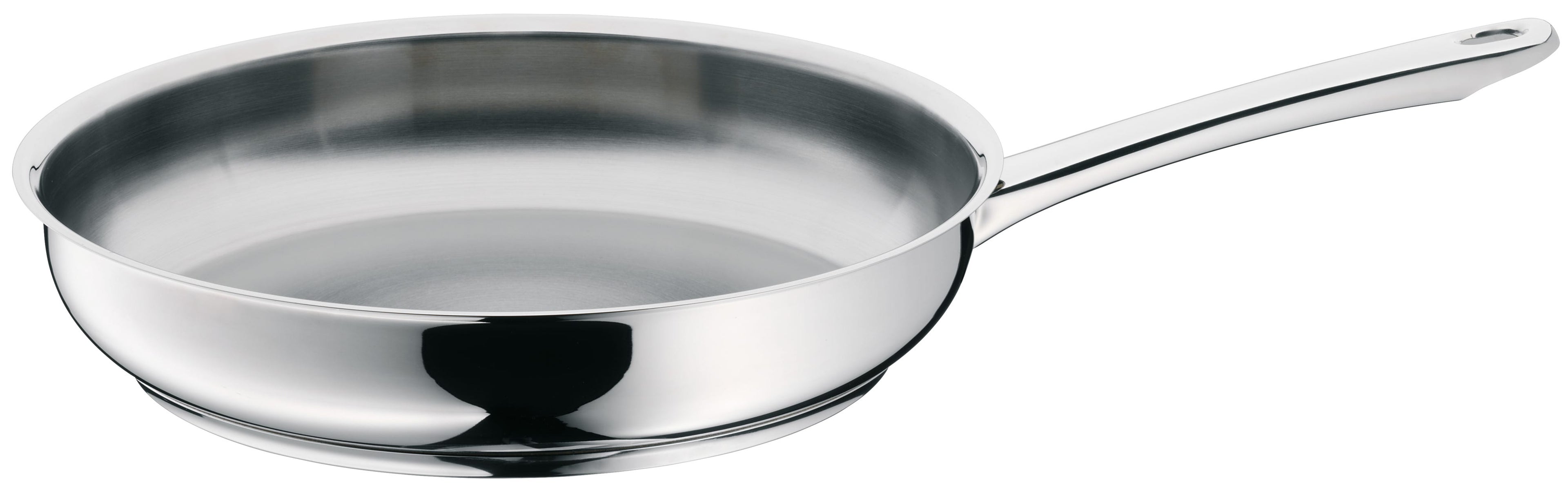 Detalj av Stekepanne rustfritt stål 24 cm med skaft