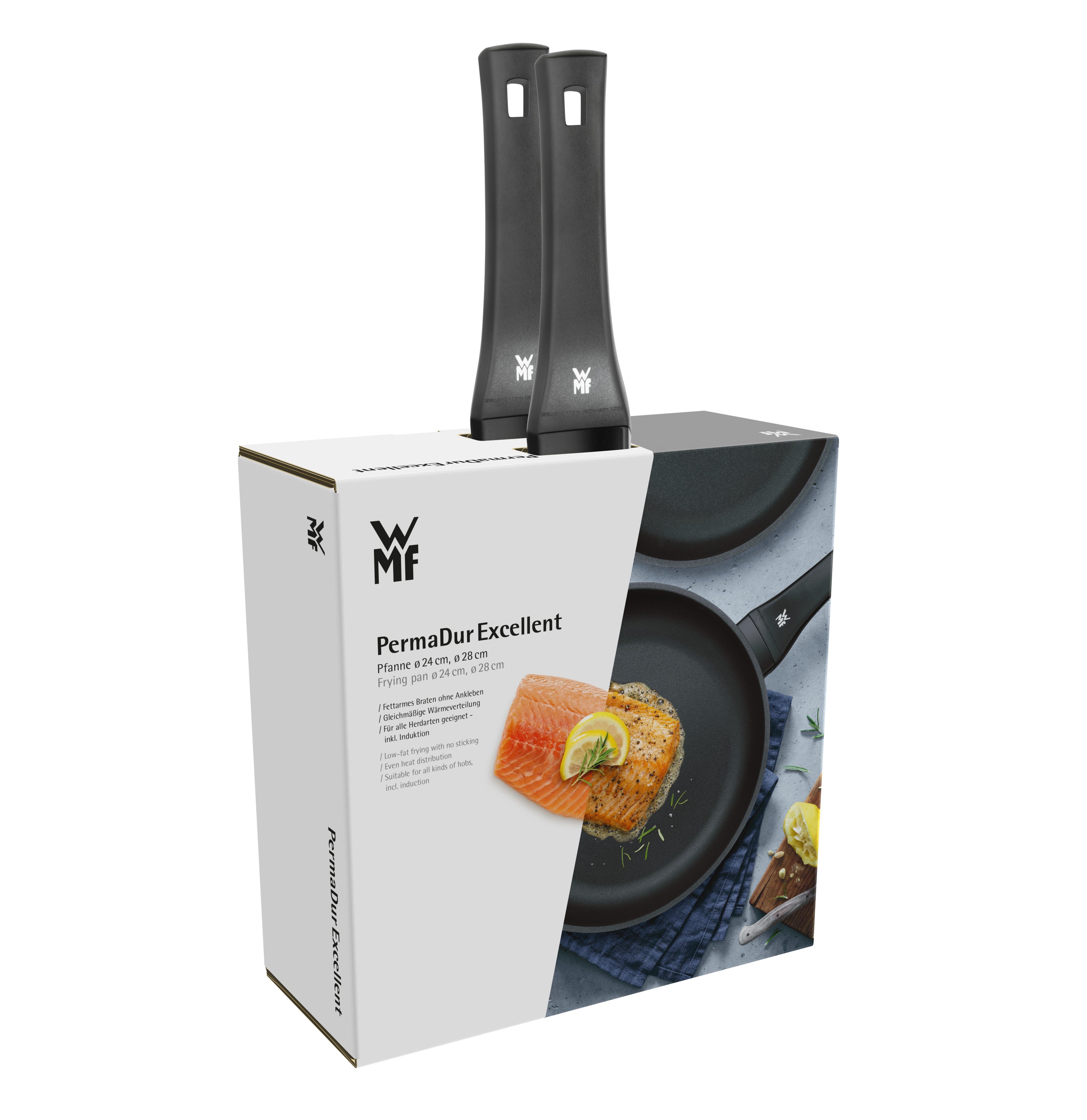 Nærbilde av Stekepanne sett 2-delt 24 og 28 cm non-stick PermaDur Excellent - WMF