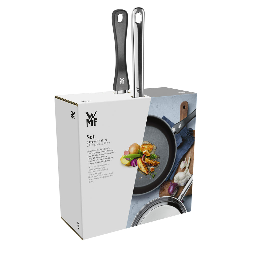 Stekepanne sett 2-delt rustfritt stål Ø28 cm non-stick WMF nærbilde