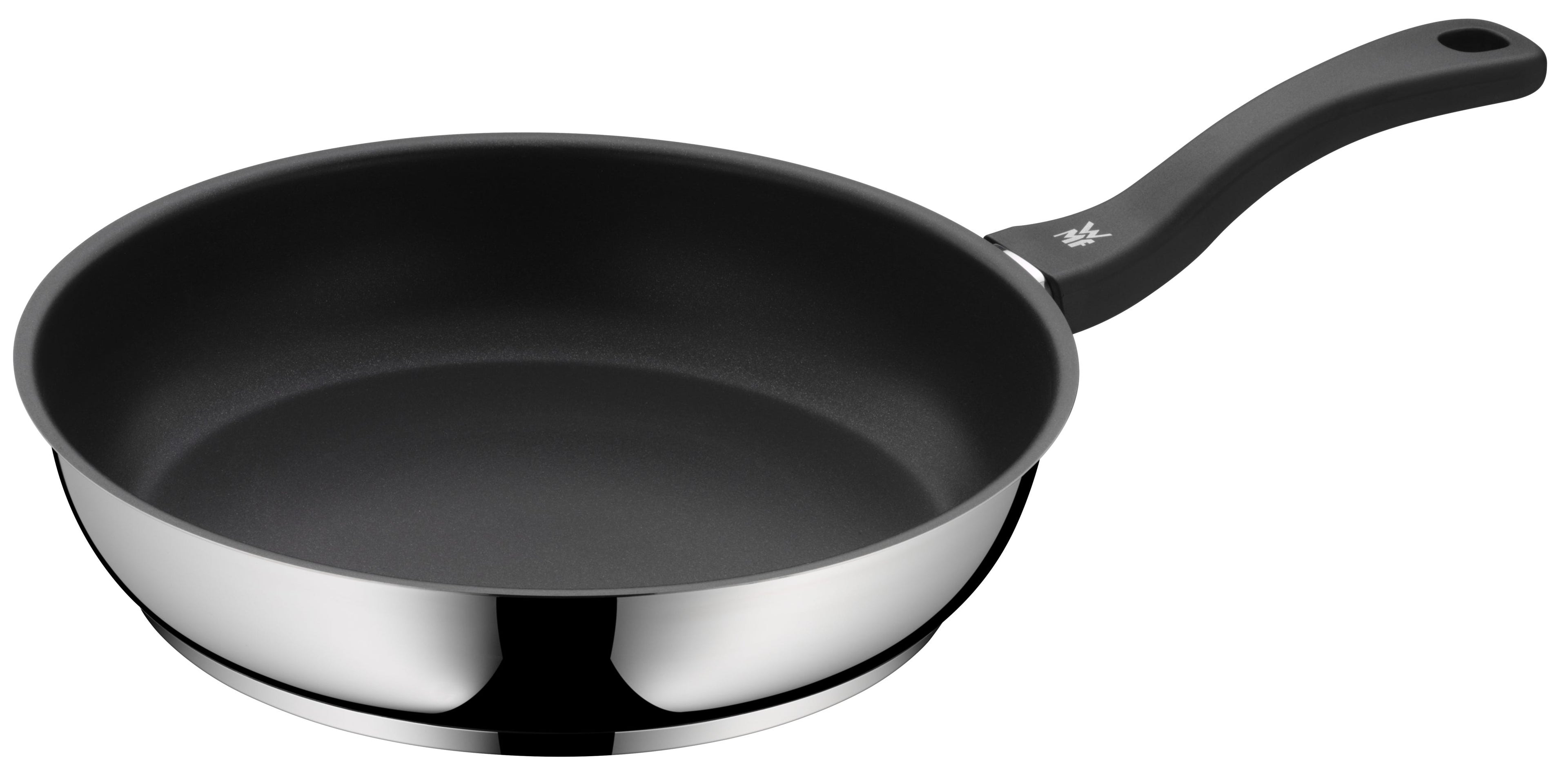 Stekepanne sett 3-delt rustfritt stål 24 cm non-stick WMF bakside