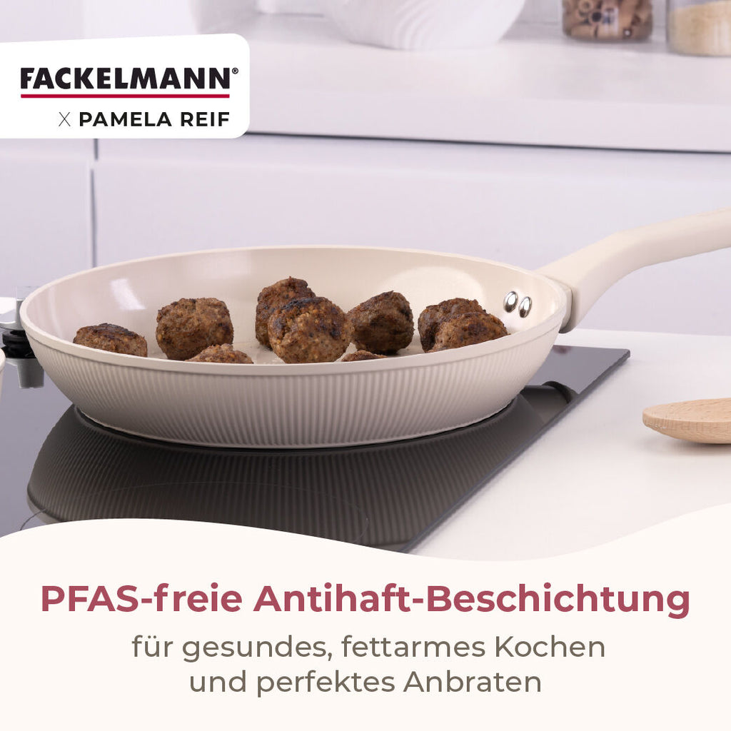 Pakning og merkelapp for Stekepanne Shell resirkulert aluminium Ø28 cm keramisk non-stick